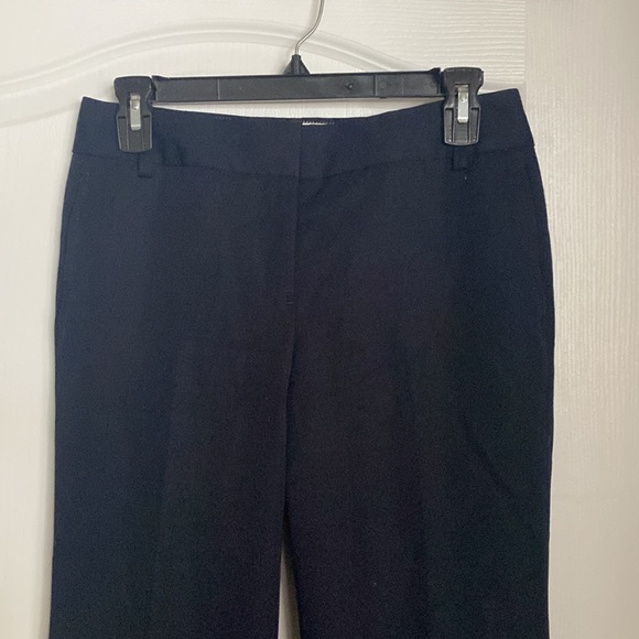 J Crew Favourite Pants Wool Navy Blue Full Length Flare Pants Career Office - Picture 4 of 7